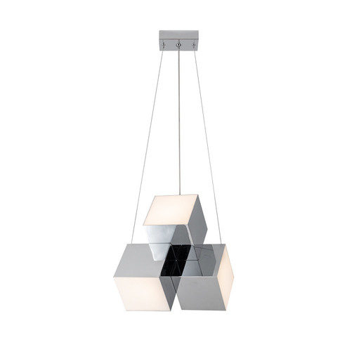 Tetra LED Pendant in Chrome (347|PD20616-CH-UNV)