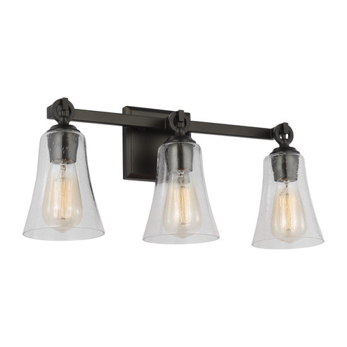 Monterro Three Light Vanity in Aged Iron (454|VS24703AI)