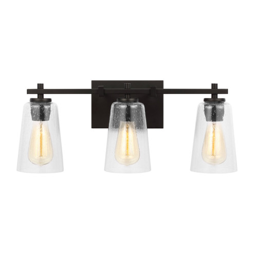 Mercer Three Light Vanity in Midnight Black (454|VS24303MBK)