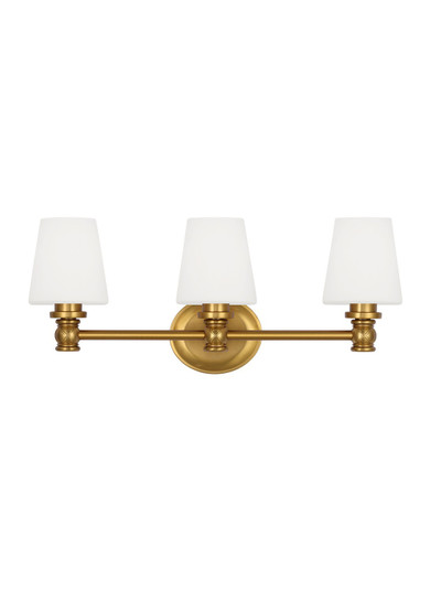 Xavierre Three Light Vanity in Burnished Brass (454|VS22103BBS)