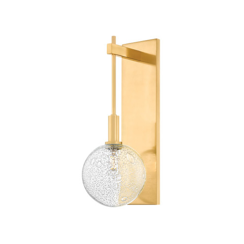 Onteora One Light Wall Sconce in Aged Brass (70|5316-AGB)