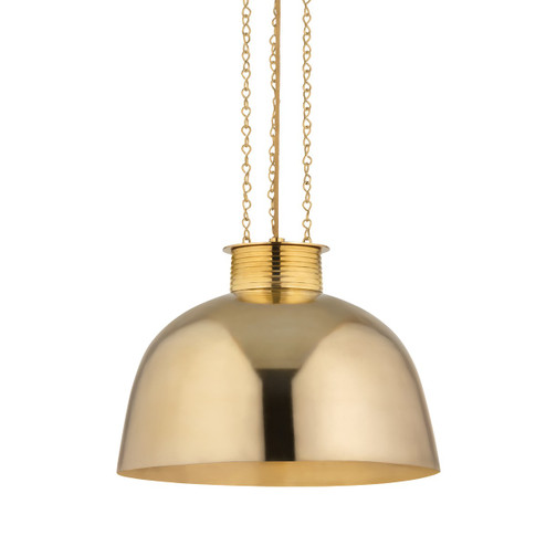 Perseus One Light Pendant in Vintage Brass (68|495-20-VB)