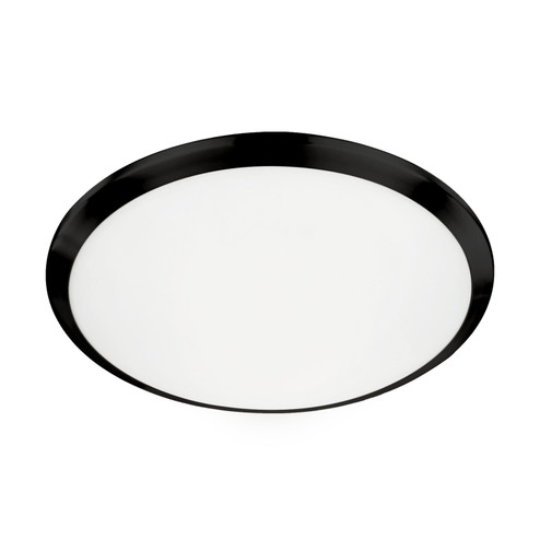 Malta LED Flush Mount in Black (347|FM1515-BK-5CCT)