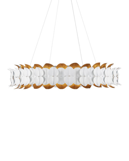 Aventine LED Chandelier in Gesso White/Contemporary Gold (142|9000-1253)