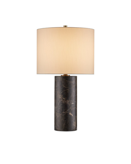 Vespera One Light Table Lamp in Coffee Brown/Antique Brass (142|6000-0974)