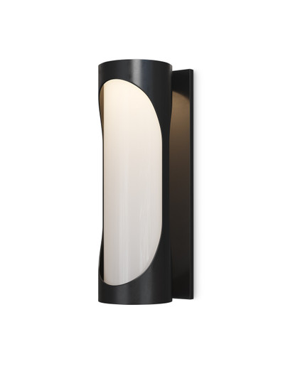 Swale LED Outdoor Wall Sconce in Black/White (142|5500-0048)