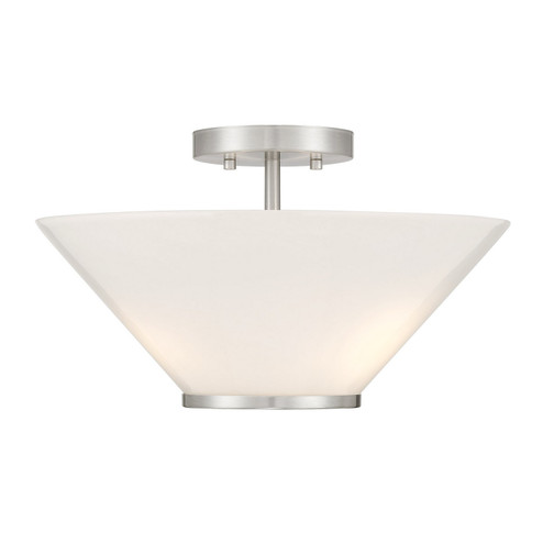 Blair Three Light Convertible Semi-Flush /Pendant in Satin Nickel (51|6-4012-3-SN)