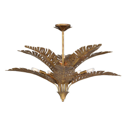 Palmera Ten Light Chandelier in Gold Vein (51|1-3066-10-274)