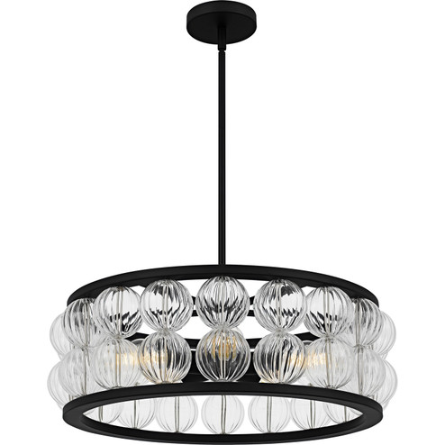 Terrarock Five Light Pendant in Matte Black (10|TRK2823MBK)