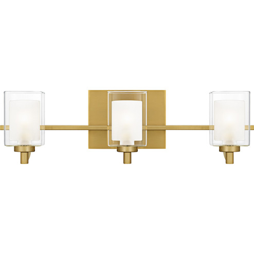 Kolt Three Light Bath in Brushed Gold (10|KLT8603BRGLED)