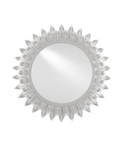 August Collection Mirror in White Gesso/Mirror (142|1000-0048)