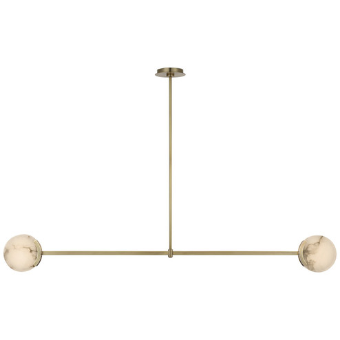 Melange LED Pendant in Antique-Burnished Brass (268|KW 5604AB-ALB)