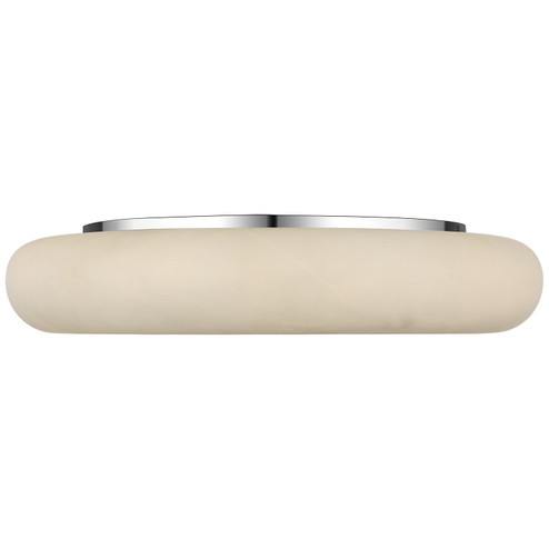 Formosa LED Flush Mount in Alabaster and Polished Nickel (268|KW 4905ALB/PN)