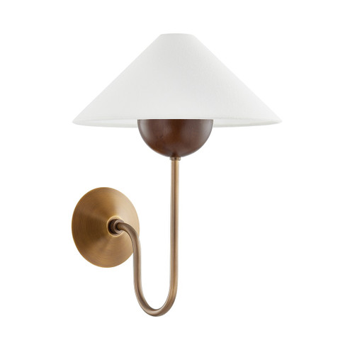 Evan One Light Wall Sconce in Patina Brass (67|B4716-PBR)