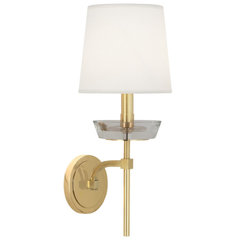 Cristallo One Light Wall Sconce in Modern Brass w/ Clear Crystal (165|629C)