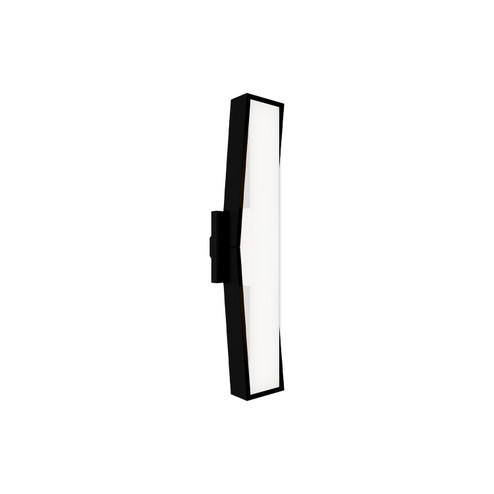 Wavelet LED Outdoor Wall Sconce in Black (34|WS-W38520-40-BK)