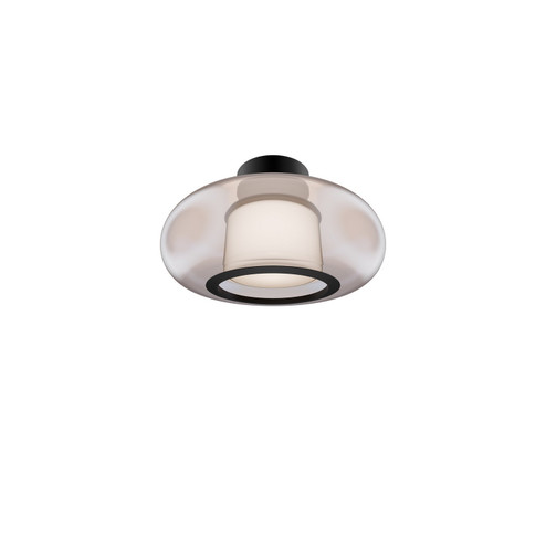 Doma LED Flush Mount in Black (34|FM-48513-40-BK)