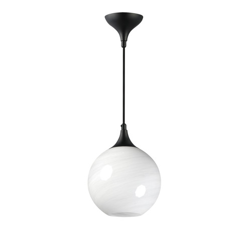 Neve One Light Pendant in Black (16|21226MRBK)