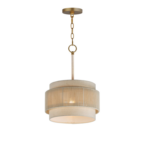 Seacliff One Light Pendant in Natural Aged Brass (16|12811OFNAB)