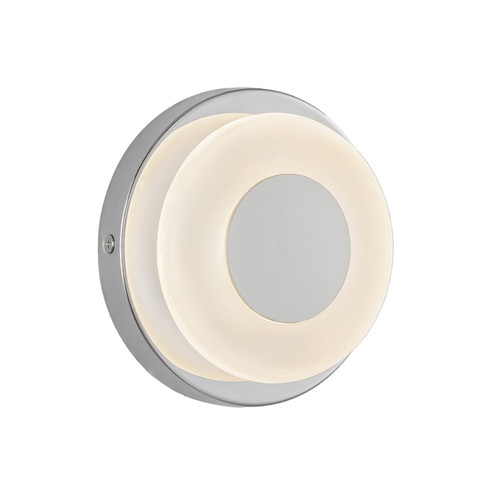 Stephord LED Wall Sconce in Chrome/Frosted Glass (347|WS97204-CH/FR)