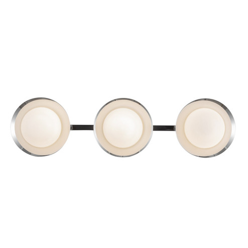 Cleo LED Vanity in Chrome/Opal Glass (347|VL77923-CH/OP)