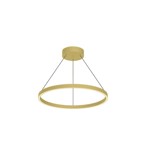 Cerchio LED Pendant in Brushed Gold (347|PD87124-BG-UNV-010)
