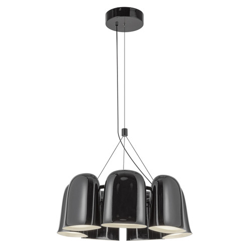 Bell LED Chandelier in Glossy Black (347|CH21120-GBK-UNV)