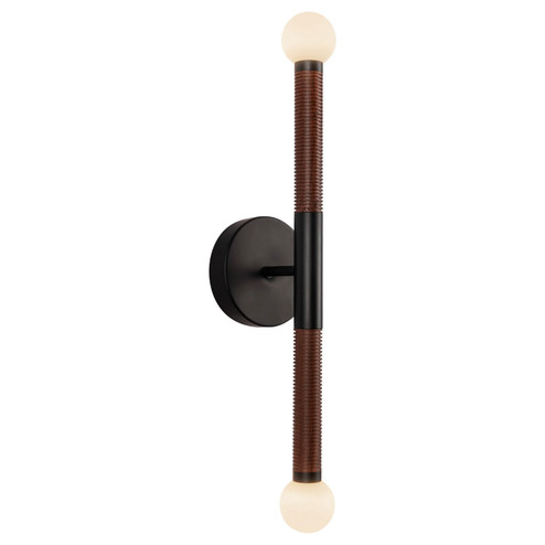 Arden LED Wall/Vanity in Matte Black/Opal Glass (452|WV612223MBOP-UNV)