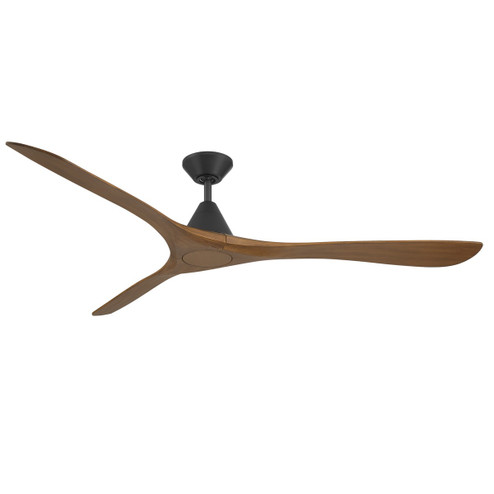 Carve 72'' Ceiling Fan in Matte Black/Distressed Koa (441|FR-D2504-72-MB/DK)