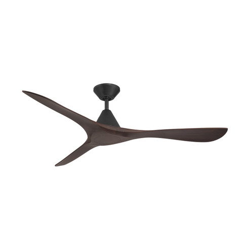 Carve 60''Ceiling Fan in Matte Black/Dark Walnut (441|FR-D2504-60-MB/DW)