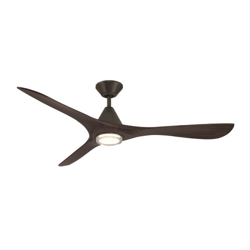 Carve 60''Ceiling Fan in Bronze/Dark Walnut (441|FR-D2504-60L-BZ/DW)