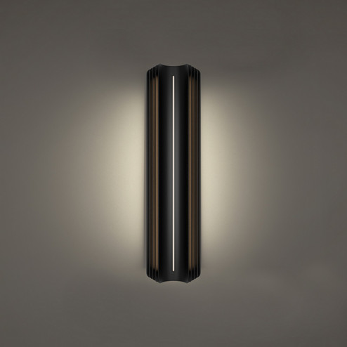 Kane LED Outdoor Wall Sconce in Black (281|WS-W56524-40-BK)