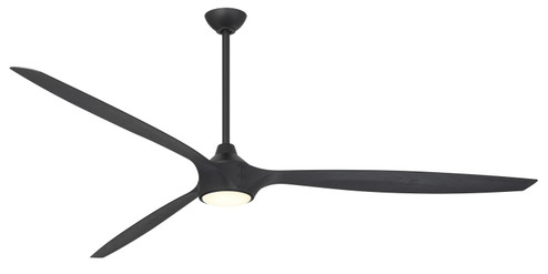 Pierce 84''Ceiling Fan in Coal Black (15|F763L-CL/SSB)