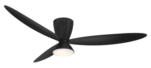 Hourglass 58''Ceiling Fan in Coal Black (15|F468L-CL)