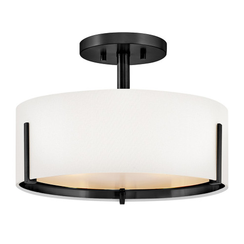 Halle LED Semi-Flush Mount in Black (13|47571BK)