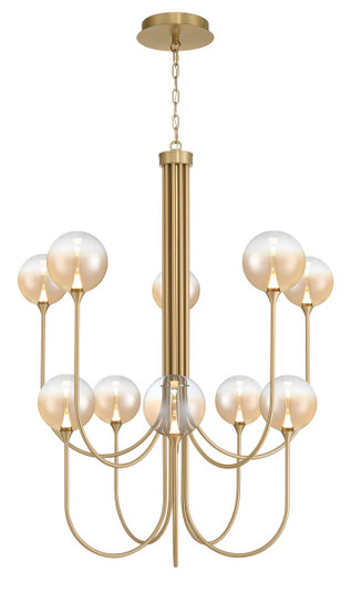 Iissa Ten Light Chandelier in Gold (40|48925-036)