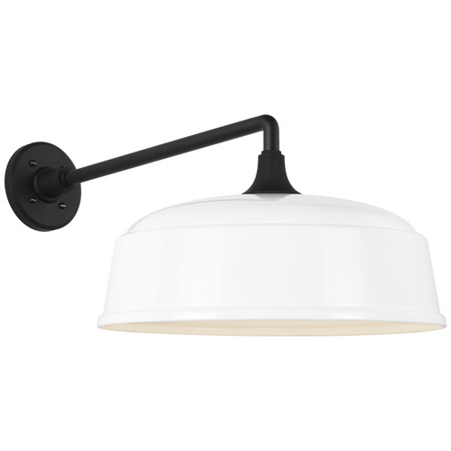 Academy Barn Light LED Barn Light in Matte Black (268|TOB 2812MBK/S7-WHT)