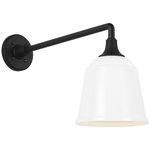 Academy Barn Light LED Barn Light in Matte Black (268|TOB 2812MBK/S5-WHT)