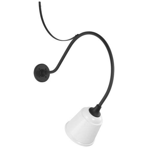 Academy Barn Light LED Barn Light in Matte Black (268|TOB 2806MBK/S5-WHT)