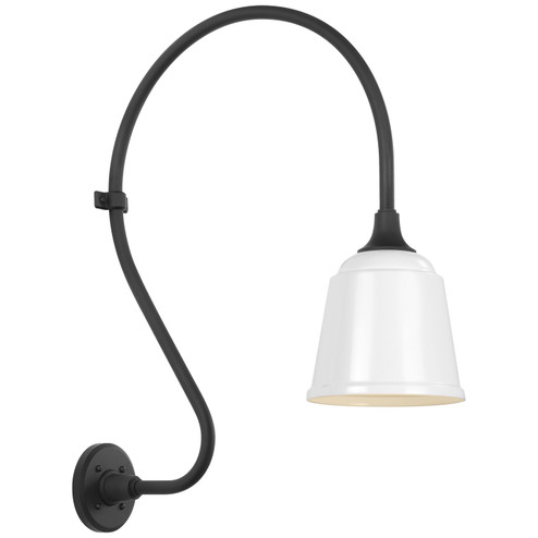 Academy Barn Light LED Barn Light in Matte Black (268|TOB 2805MBK/S5-WHT)
