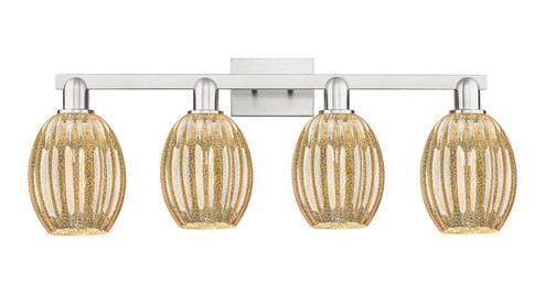 Arcadia Four Light Bath Vanity in Brushed Satin Nickel (405|716-4W-SN-G459-6ME)