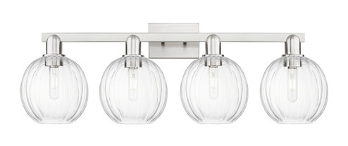 Arcadia Four Light Bath Vanity in Brushed Satin Nickel (405|716-4W-SN-G458-7CL)