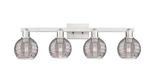 Arcadia Four Light Bath Vanity in Brushed Satin Nickel (405|716-4W-SN-G1213-6SM)