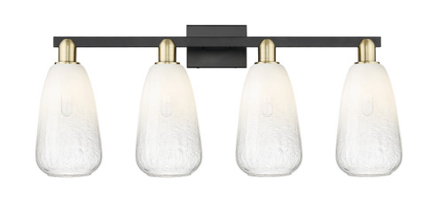 Arcadia Four Light Bath Vanity in Black Antique Brass (405|716-4W-BAB-G480-6OP)