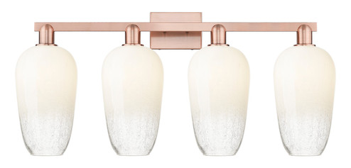 Arcadia Four Light Bath Vanity in Antique Copper (405|716-4W-AC-G484-7OP)