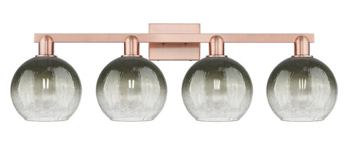 Arcadia Four Light Bath Vanity in Antique Copper (405|716-4W-AC-G483-8SL)