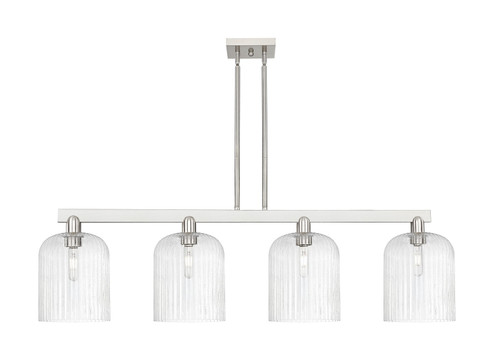 Arcadia Four Light Island Pendant in Brushed Satin Nickel (405|716-4I-SN-G559-8SDY)