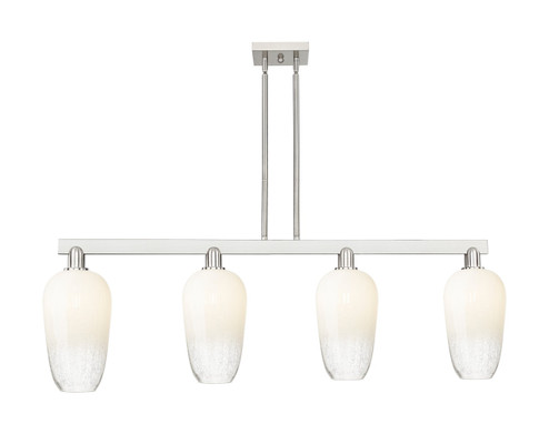 Arcadia Four Light Island Pendant in Brushed Satin Nickel (405|716-4I-SN-G484-7OP)