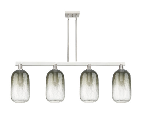 Arcadia Four Light Island Pendant in Brushed Satin Nickel (405|716-4I-SN-G482-7SL)