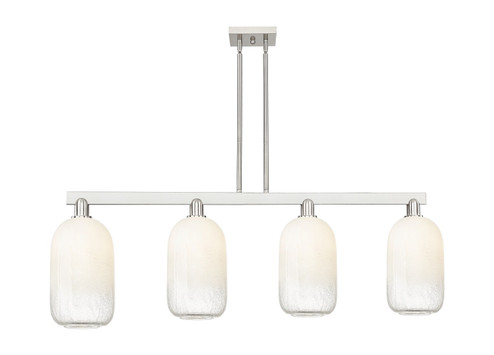Arcadia Four Light Island Pendant in Brushed Satin Nickel (405|716-4I-SN-G482-7OP)